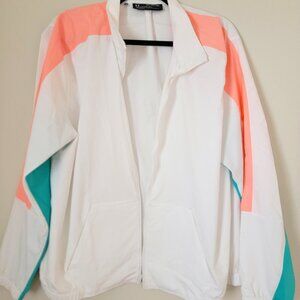 Women's XXL Under Armour Light White Jacket Windbreaker